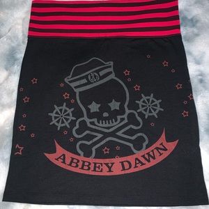 Y2K grunge abbey dawn skirt